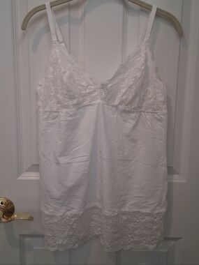 Cosabella White Lace Camisole
